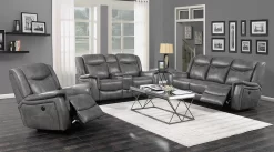 Conrad Grey Motion Sofa - Coaster 650354