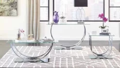 Avison Contemporary Chrome Coffee Table - Coaster 704988