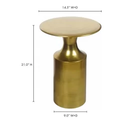 Rassa Polished Zinc Accent Table - Moe's Home Collection FI-1105-54 9 Rassa Polished Zinc Accent Table - Moe's Home Collection FI-1105-54 -Home Haven Deals 265 fi 1105 54 8