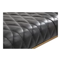 TEATRO BENCH ONYX BLACK LEATHER - Moe's Home Collection PK-1109-02 8 TEATRO BENCH ONYX BLACK LEATHER - Moe's Home Collection PK-1109-02 -Home Haven Deals 265 pk 1109 02 03