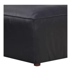 FORM OTTOMAN VANTAGE BLACK LEATHER - Moe's Home Collection XQ-1003-02 -Home Haven Deals 265 xq 1003 02 6