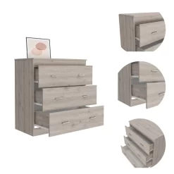 Dove Three Drawer Dresser - FM Furniture FM6737CZB -Home Haven Deals 267 fm6737czb 4 scaled