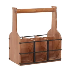 Juniper + Ivory 15 In. X 13 In. Farmhouse Wine Rack Brown Wood - Juniper + Ivory 39721
