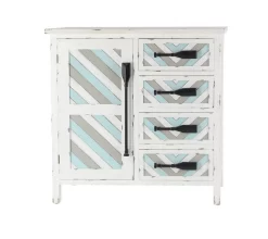 Juniper + Ivory 31 In. X 33 In. Coastal Chest White Wood - Juniper + Ivory 45855
