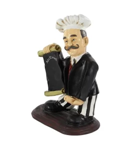 Juniper + Ivory 20 In. X 13 In. Traditional Decorative Chalkboard Sign With Wine Holder Black Polystone - Juniper + Ivory 49704 -Home Haven Deals 268 49704 8