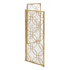 Juniper + Ivory Grayson Lane 31 In. X 53 In. Contemporary Fireplace Screen Gold Metal - Juniper + Ivory 50383 -Home Haven Deals 268 50383 7