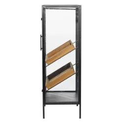 Juniper + Ivory 21 In. X 40 In. Contemporary Standing Wine Rack Black Wood - Juniper + Ivory 53336 9 Juniper + Ivory 21 In. X 40 In. Contemporary Standing Wine Rack Black Wood - Juniper + Ivory 53336 -Home Haven Deals 268 53336 8