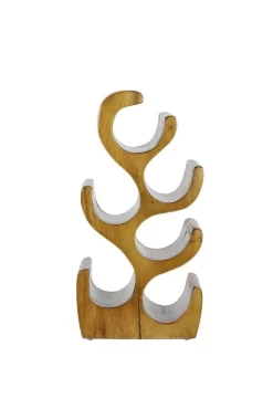 Juniper + Ivory 20 In. X 10 In. Rustic Wine Holder Rack Brown Wood - Juniper + Ivory 66073 13 Juniper + Ivory 20 In. X 10 In. Rustic Wine Holder Rack Brown Wood - Juniper + Ivory 66073 -Home Haven Deals 268 66073 10