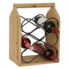 Juniper + Ivory 15 In. X 11 In. Rustic Wine Holder Brown Wood - Juniper + Ivory 89291