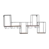 Juniper + Ivory 16 In. X 36 In. Contemporary Wine Rack Black Metal - Juniper + Ivory 92189