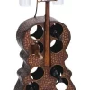 Juniper + Ivory 47 In. X 17 In. Traditional Wine Holder Rack Brass Metal - Juniper + Ivory 92354