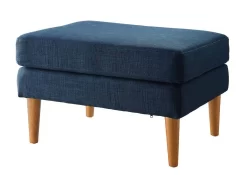 Marlow Mid Century Ottoman In Blue Fabric Finish - Convenience Concepts 161364BE -Home Haven Deals 27 161364be 3