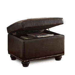 5th Avenue Storage Ottoman In Espresso Finish - Convenience Concepts 163010E -Home Haven Deals 27 163010e 3
