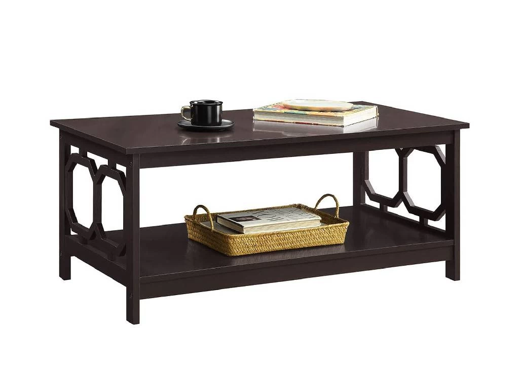 Omega Coffee Table In Espresso - Convenience Concepts 203220ES 2 Omega Coffee Table In Espresso - Convenience Concepts 203220ES - Image 2