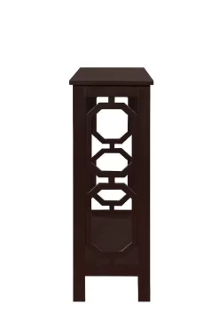 Omega Console Table In Espresso - Convenience Concepts 203230ES -Home Haven Deals 27 203230es 5