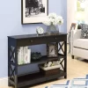 Oxford 1 Drawer Console Table, Espresso - Convenience Concepts 203295ES