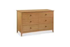 Willow Six Drawer Dresser In Caramelized Finish- Greenington ECO05CA