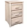 Homestead Collection Nightstand With 3 Drawers - Montana Woodworks MWHCN3D