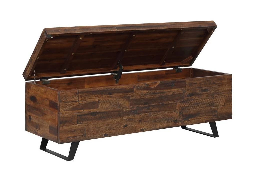 Broadmore 46" Acacia Wood Storage Trunk - Belmont Home 10421TR 6 Broadmore 46" Acacia Wood Storage Trunk - Belmont Home 10421TR - Image 6