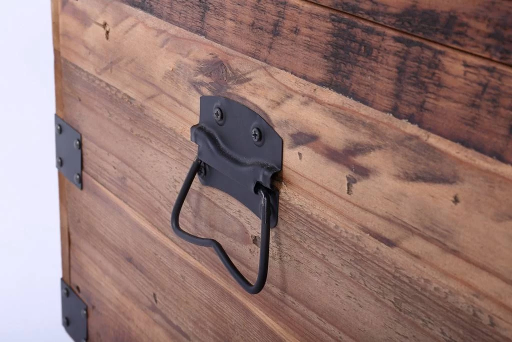 Brenton Natural Reclaimed Wood 41" Trunk Table - Belmont Home 5110TR 5 Brenton Natural Reclaimed Wood 41" Trunk Table - Belmont Home 5110TR - Image 5