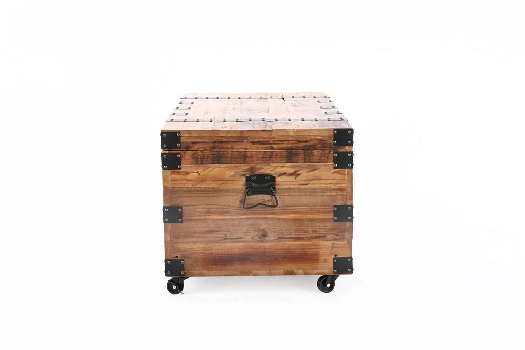 Brenton Natural Reclaimed Wood 41" Trunk Table - Belmont Home 5110TR 6 Brenton Natural Reclaimed Wood 41" Trunk Table - Belmont Home 5110TR - Image 6