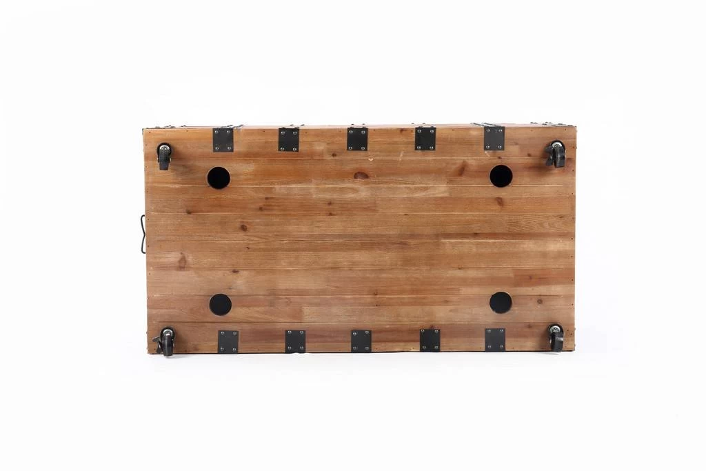 Brenton Natural Reclaimed Wood 41" Trunk Table - Belmont Home 5110TR 10 Brenton Natural Reclaimed Wood 41" Trunk Table - Belmont Home 5110TR - Image 10