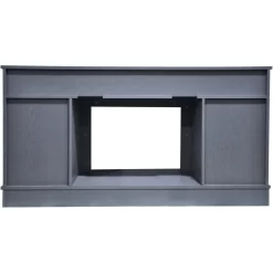 Savona 59 In. Electric Fireplace In Slate Blue With Entertainment Stand And Charred Log Display - Cambridge CAM6022-1SBL 8 Savona 59 In. Electric Fireplace In Slate Blue With Entertainment Stand And Charred Log Display - Cambridge CAM6022-1SBL -Home Haven Deals 3 cam6022 1sbl 4