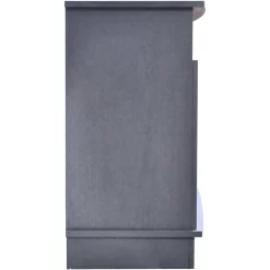 Savona 59 In. Electric Fireplace In Slate Blue With Entertainment Stand And Charred Log Display - Cambridge CAM6022-1SBL 9 Savona 59 In. Electric Fireplace In Slate Blue With Entertainment Stand And Charred Log Display - Cambridge CAM6022-1SBL -Home Haven Deals 3 cam6022 1sbl 5
