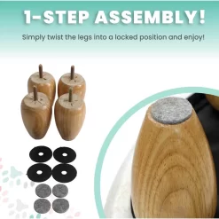 15-In. Seat Height Blue-White Shark Animal Shape Storage Ottoman Furniture For Nursery, Bedroom, Playroom, Living Room Decor - Critter Sitters CSSHKSTOTT-BLUWHT -Home Haven Deals 3 csshkstott bluwht 5