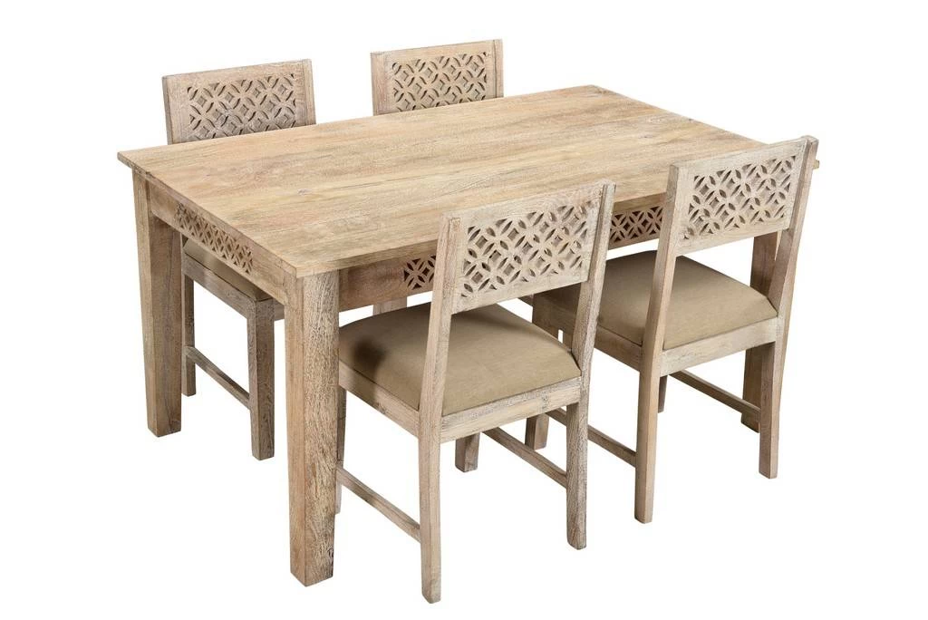 Olivar Carved Dining Table, 59" 7 Olivar Carved Dining Table, 59" - Image 7