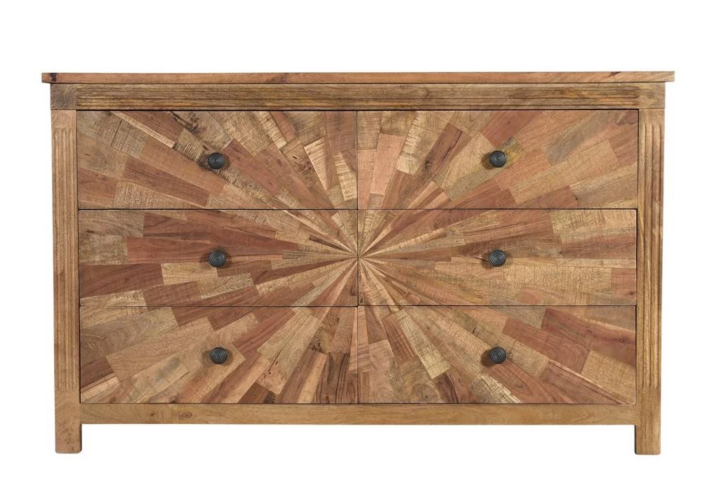 Melvin Ray 6-Drawer Dresser, Natural 2 Melvin Ray 6-Drawer Dresser, Natural - Image 2