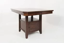 Manchester Adjustable Height 54" Square Dining Table - Jofran 1672-54TBKT