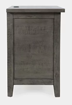 Maxton Contemporary Coastal Distressed Acacia USB Charging Nightstand - Jofran 2150-90 -Home Haven Deals 316 2150 90 6