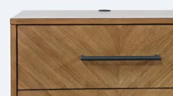 Eloquence Contemporary Modern 28" USB Charging Nightstand With Drawers And Metal Hardware - Jofran 2175-90 -Home Haven Deals 316 2175 90 5