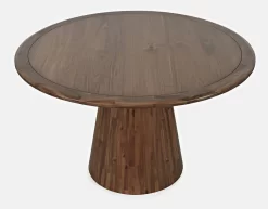 Nash Mid-Century Modern 50" Round Pedestal Dining Table - Jofran 2271-NASH50BTW 8 Nash Mid-Century Modern 50" Round Pedestal Dining Table - Jofran 2271-NASH50BTW -Home Haven Deals 316 2271 nash50btw 4