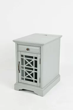 Craftsman USB Charging Chairside Table - Jofran 375-22