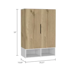 Bamboo Armoire - Depot E-Shop DE-CDB7136 8 Bamboo Armoire - Depot E-Shop DE-CDB7136 -Home Haven Deals 317 de cdb7136 4