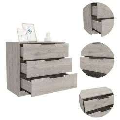 Egeo 3 Drawers Dresser - Depot E-Shop DE-CLZ6591 7 Egeo 3 Drawers Dresser - Depot E-Shop DE-CLZ6591 -Home Haven Deals 317 de clz6591 3
