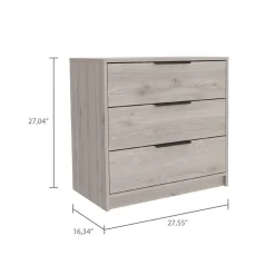 Egeo 3 Drawers Dresser - Depot E-Shop DE-CLZ6591 8 Egeo 3 Drawers Dresser - Depot E-Shop DE-CLZ6591 -Home Haven Deals 317 de clz6591 4