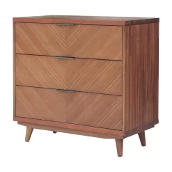 Piero Chevron Chest 3 Drawers - New Pacific Direct 7800047