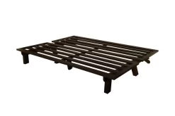 Carson Futon In Java Brown With Linen Stone Mattress - KFCRJVLSTNF1MD2 -Home Haven Deals 344 kfcrjvlstnf1md2 5