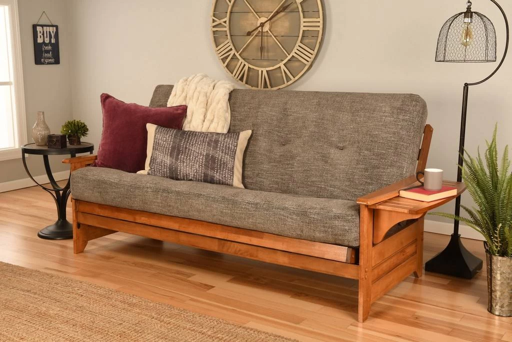 Phoenix Futon In Barbados With Handwoven Pewter Mattress - KFPHBBHWPWTLF5MD3 1 Phoenix Futon In Barbados With Handwoven Pewter Mattress - KFPHBBHWPWTLF5MD3