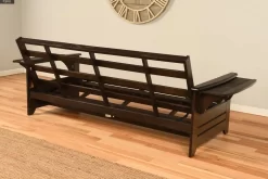 Phoenix Futon In Espresso With Handwoven Pewter Mattress - KFPHEPHWPWTLF5MD3 -Home Haven Deals 344 kfphephwpwtlf5md3 7