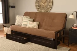 7-inch Innerspring Queen-size Futon Mattress In Marmont Mocha - KFQNMMOCHF6M1