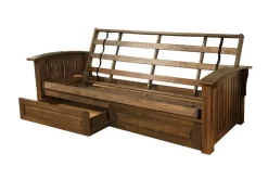 Queen-size Washington Futon With Storage Drawers And Linen Aqua Mattress - KFQWADRWLAQULF6MD4 8 Queen-size Washington Futon With Storage Drawers And Linen Aqua Mattress - KFQWADRWLAQULF6MD4 -Home Haven Deals 344 kfqwadrwlaqulf6md4 4