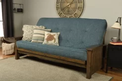 Queen-size Washington Futon With Linen Aqua Mattress - KFQWARWLAQULF6MD3
