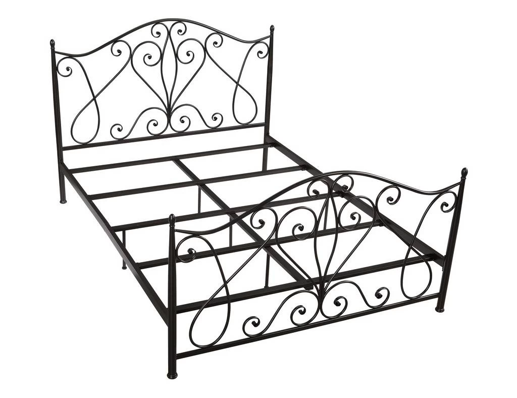 Black Matte King Size Metal Bed Frame - Legacy Home Furniture & Decor BED-B2010156-HSM 1 Black Matte King Size Metal Bed Frame - Legacy Home Furniture & Decor BED-B2010156-HSM