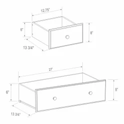 100% Solid Wood 6-Drawer Chest, Mocha - Palace Imports 5363 -Home Haven Deals 361 5363 3