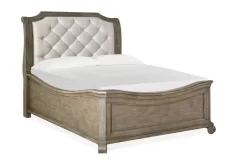 Magnussen B4646 Tinley Park Complete Queen Sleigh Bed W/Shaped Footboard Magnussen Home B4646-53B