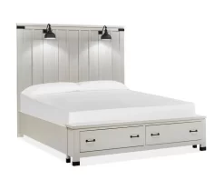 Magnussen B5321 Harper Springs Complete King Panel Storage Bed Magnussen Home B5321-64A